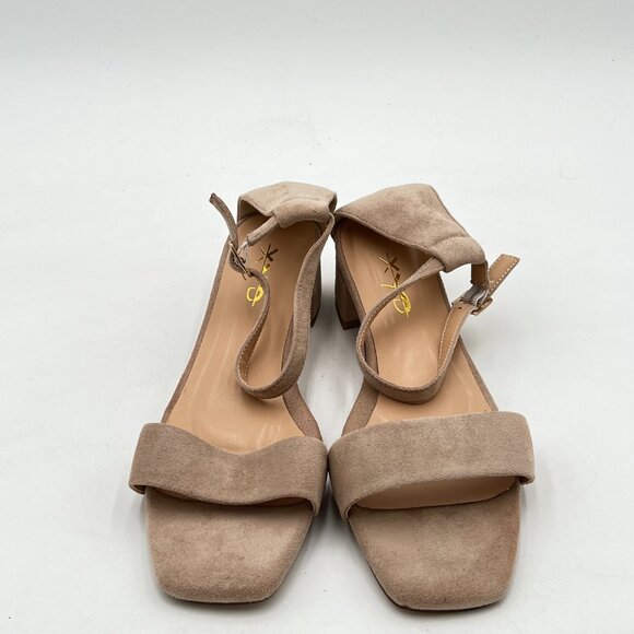 XYD Heels for Women, Open Toe, Ankle Strap, Buckled Low Chunky Block Pumps for W - Picture 3 of 8